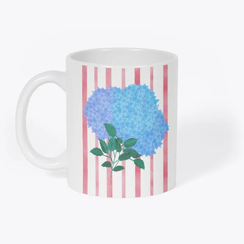 Hydrangea flower in Blue 